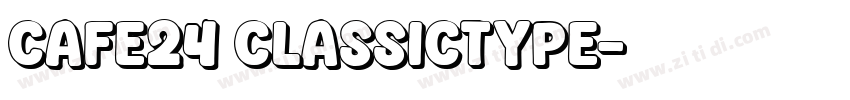 cafe24 classictype字体转换